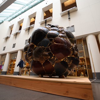 Contemporary Sculptural Installation at Modern Museum Atrium