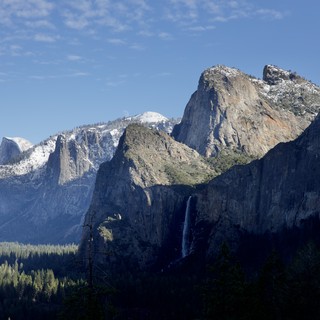 Winter Light on Yosemite Valley's Granite Peaks