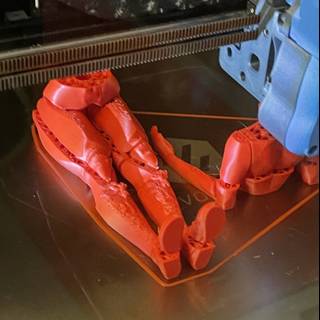 3D Printed Couple in Bed