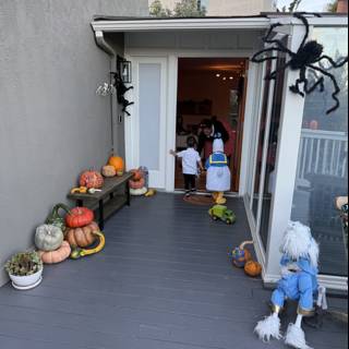 Halloween Adventures on the Porch