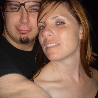 Couple Close-Up Portrait at Nightlife Venue 2004