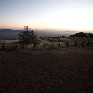 Twilight Gathering at Mount Diablo Summit Overlook