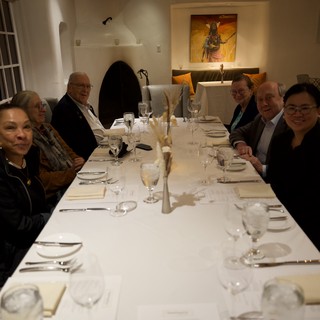 Elegant Dinner Gathering at Upscale Santa Fe Restaurant