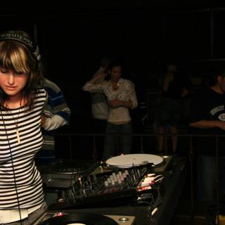 DJ Holly Lincoln-Smith rocking the club