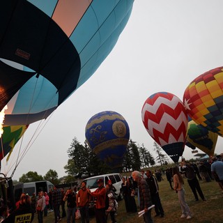 Dawn Inflation at Sonoma County Hot Air Balloon Classic