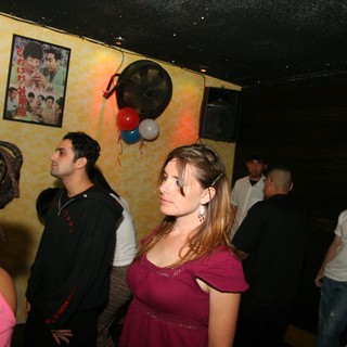 Nightclub Party Crowd in Dim Venue 2005