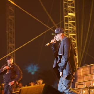 Jay-Z Rocking the Stage at Coachella 2014