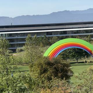 Rainbow Over Apple Park