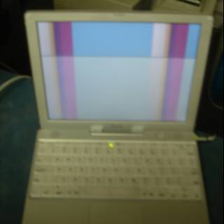 Vibrant Laptop Screen