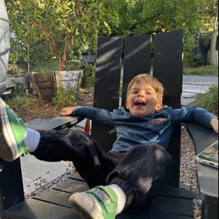 Joyful Morning in the Backyard