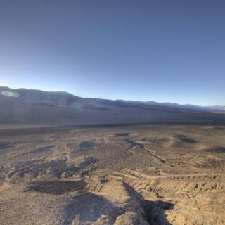 Aerial View of the Vast Death Valley Desert
