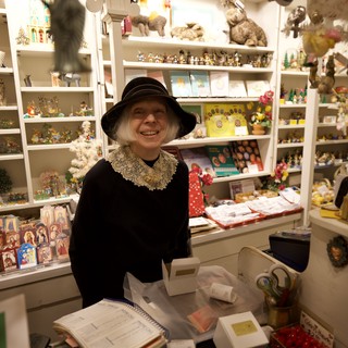 Shopkeeper at Charming Santa Fe Gift Store