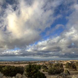 A View of the Sky from a Santa Fe Hillside