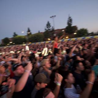 Energized Crowd at LA Concert