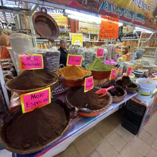Spices Galore in Mercado de Coyoacan