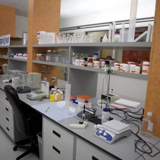 A Well-Stocked Lab Room