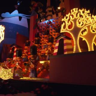 A Festive Christmas Village at Disneyland