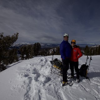 Summit Smiles at Lake Tahoe in Winter