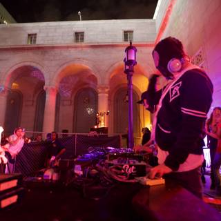 Urban DJ energizes the crowd