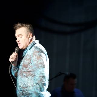Morrissey Sings to the Crowd at Coachella 2009