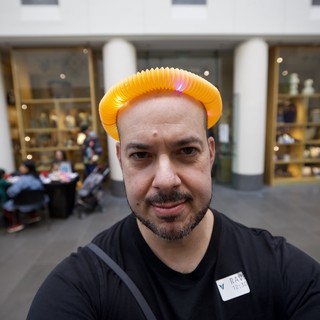 Selfie at Baby Rave Event in Museum