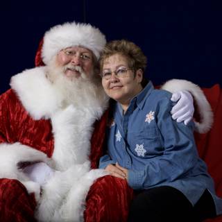 Santa Claus and Wife Strike a Pose