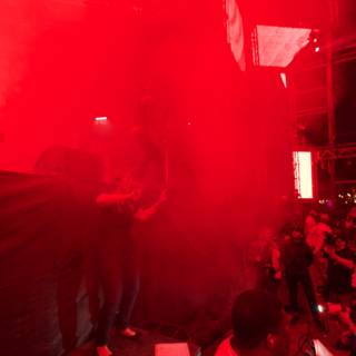 Red Smoke Concert Chaos