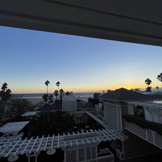 Ocean View from our Santa Monica Condo Balcony