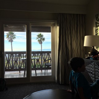 Tropical coastal resort destination