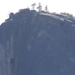 Granite Dome Summit with Pines at Yosemite