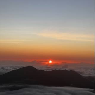 Sunrise over the Clouds