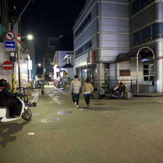 Roaring Night in the Streets of Korea