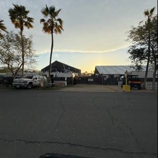 Sunset at the Empire Polo Club