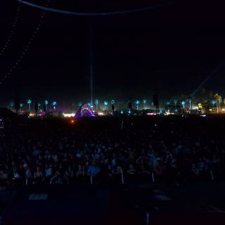 Nighttime Crowd at Coachella 2012