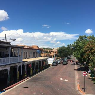 Busy Street in Santa Fe