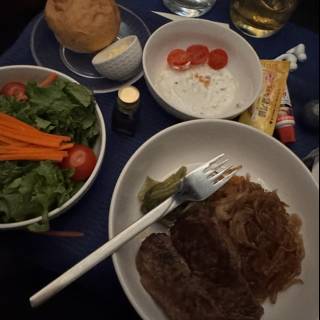 Mid-Flight Culinary Delights – En Route to South Korea