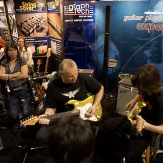 Musical Performance at a Trade Show