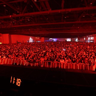 Sea of Fans Under Red Lights at Wobbleland 2026