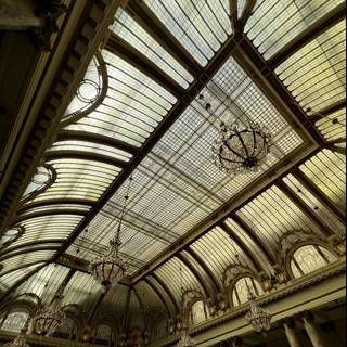 The Grandeur of the Grand Hotel's Ceiling