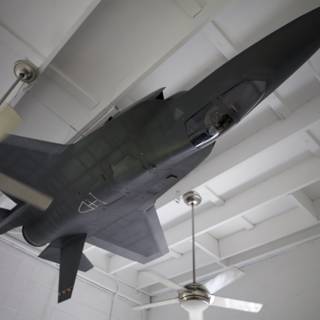Suspended Fighter Jet in Newdeal Studios