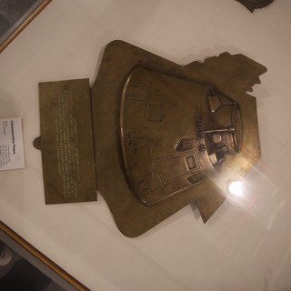 Commemorative Bronze Plaque at USS Hornet Museum