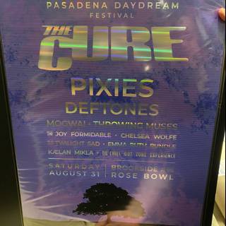 The Cure Poster Shines Bright At Concert