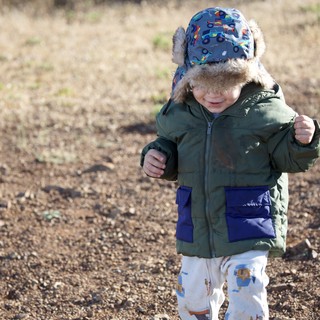 Toddler Explorer Braving the Cold at Mt. Diablo