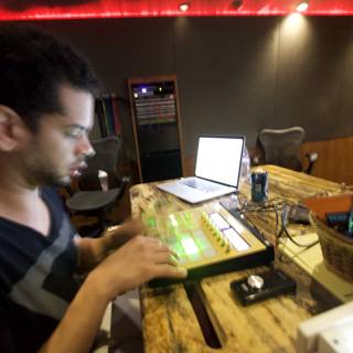 Recording Studio Laptop Work