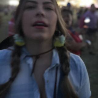 Braided Beauty at the Music Festival