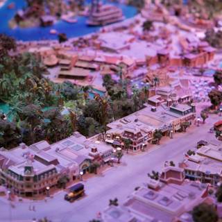 Miniature Utopia: Architectural Model of a Water Park City