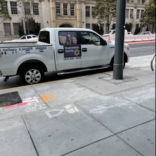 Parked Pickup Truck in San Francisco
