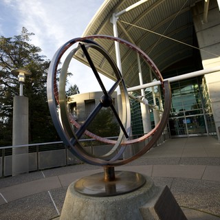 Armillary Sphere Sculpture at Chabot Space Center