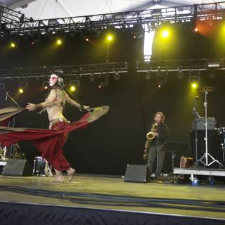 Belly Dancer Shines on Coachella Stage