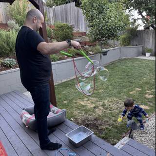 Backyard Bubble Magic